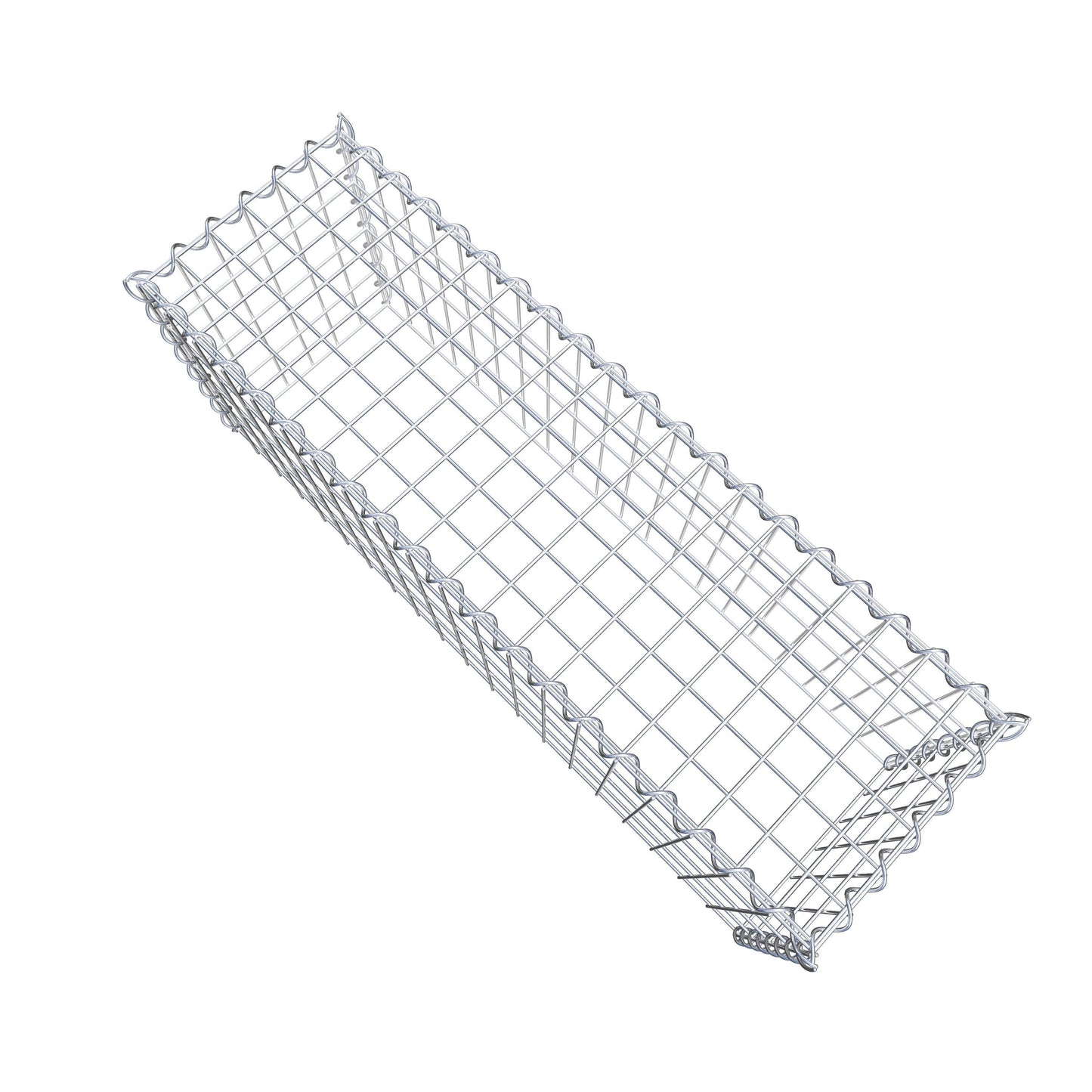 Gavión complementario tipo 3 100 cm x 40 cm x 30 cm (L x A x P), malla 5 cm x 10 cm, espiral