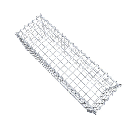 Gavión complementario tipo 3 100 cm x 40 cm x 30 cm (L x A x P), malla 5 cm x 10 cm, espiral