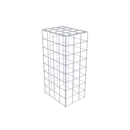 Gabião Tipo 3 80 cm x 40 cm x 30 cm (C x A x P), malhagem 10 cm x 10 cm, anel C