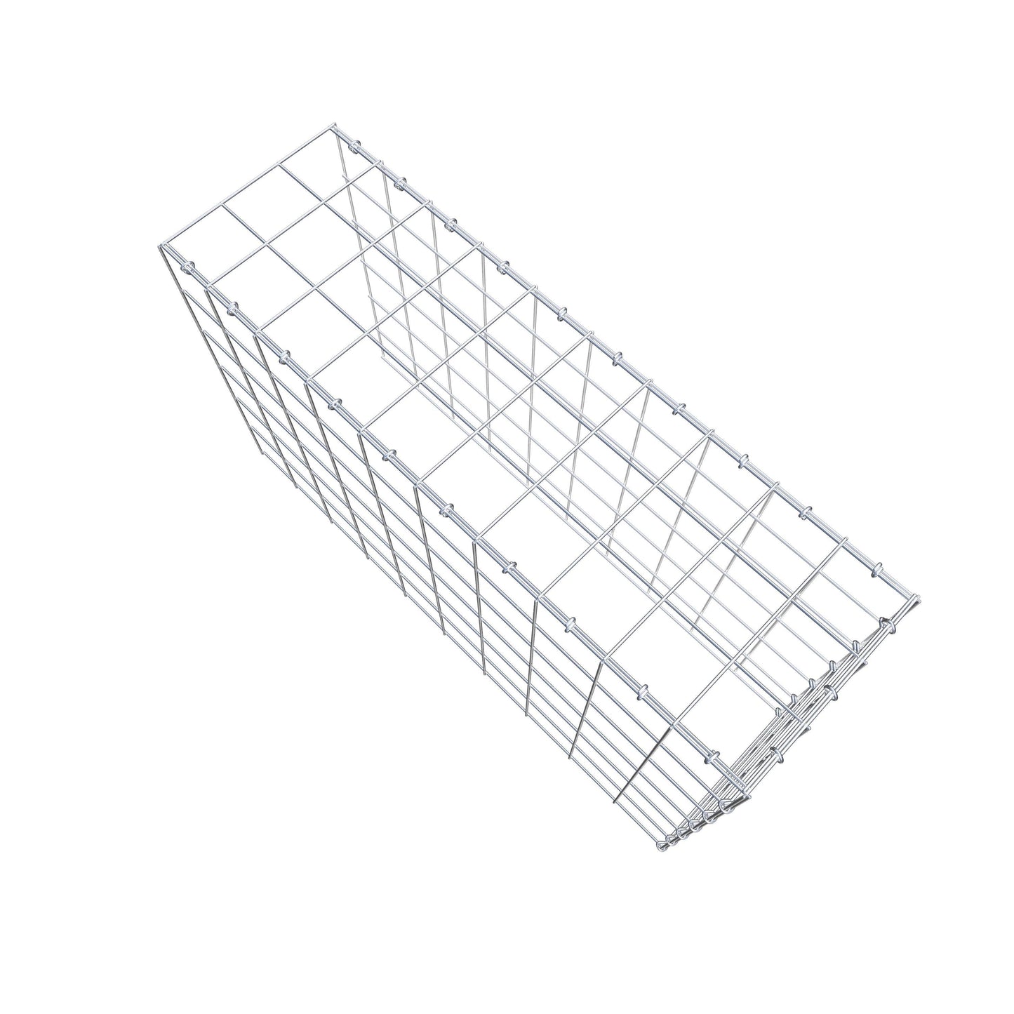 Gabião Tipo 4 100 cm x 60 cm x 30 cm (C x A x P), malhagem 10 cm x 10 cm, anel C