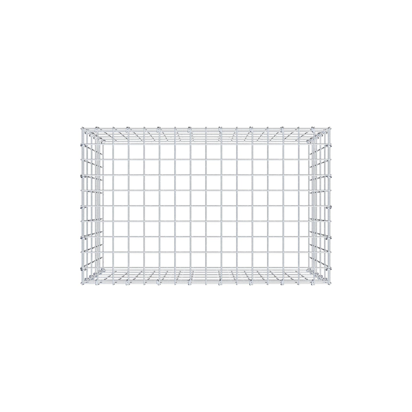 Pile aggiuntivo tipo 3 80 cm x 50 cm x 50 cm (L x H x P), maglia 5 cm x 10 cm, anello a C