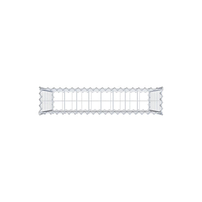 Gabion 100 cm x 80 cm x 20 cm (L x H x P), mailles 10 cm x 10 cm, spirale