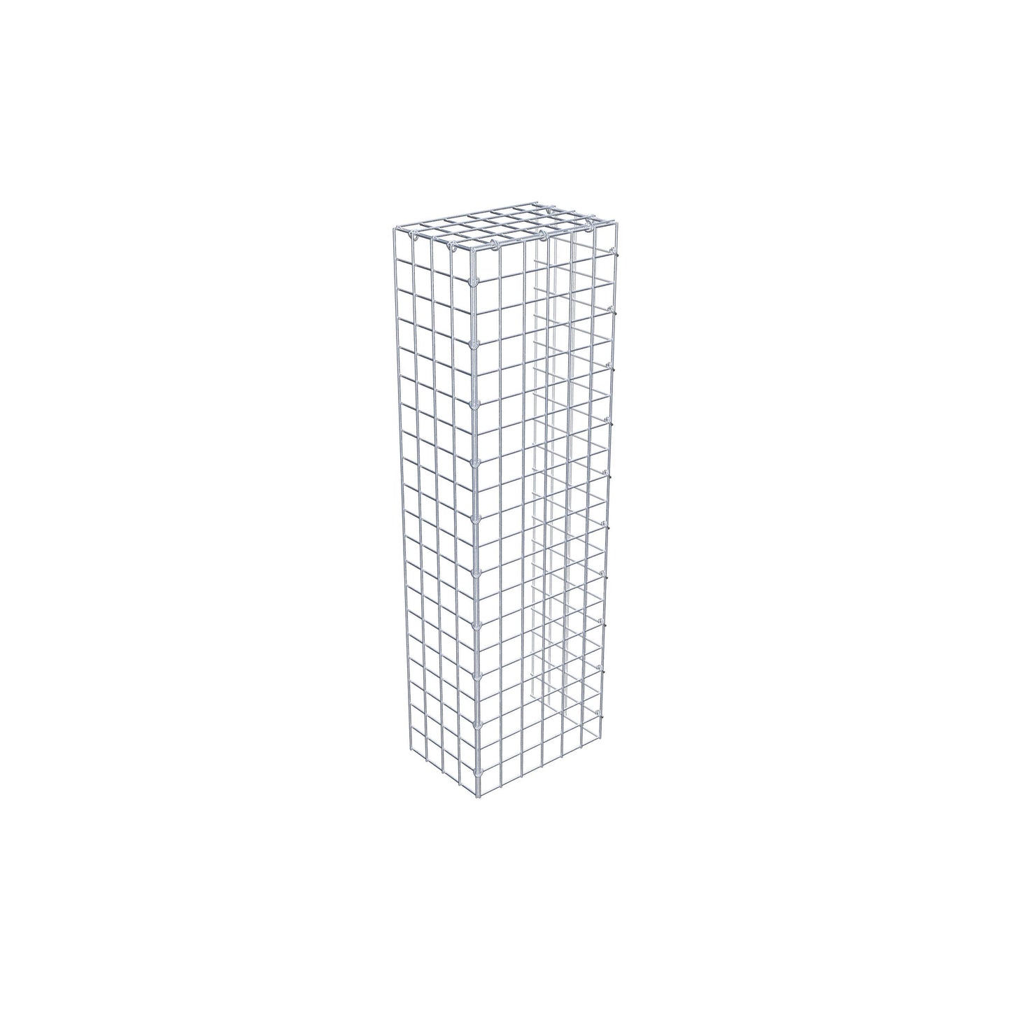 Gabião Tipo 4 100 cm x 20 cm x 30 cm (C x A x P), malhagem 5 cm x 5 cm, anel C