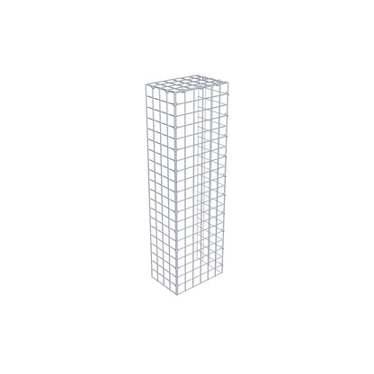 Gabião Tipo 4 100 cm x 20 cm x 30 cm (C x A x P), malhagem 5 cm x 5 cm, anel C