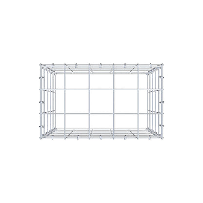 Fourche rapportée type 3 50 cm x 50 cm x 30 cm (L x H x P), mailles 10 cm x 10 cm, anneau C
