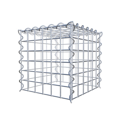 Add-on schanskorf type 3 30 cm x 30 cm x 30 cm (L x H x D), maaswijdte 5 cm x 5 cm, spiraalvormig