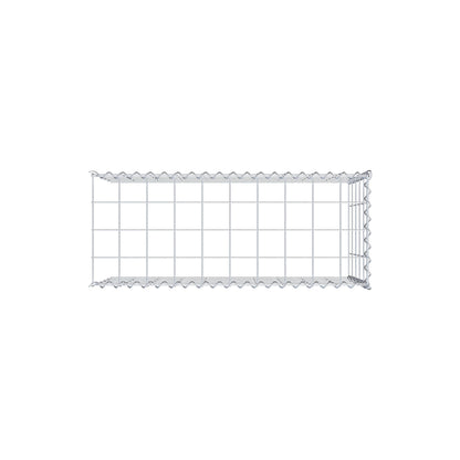 Gabion rapporté type 4 100 cm x 50 cm x 40 cm (L x H x P), mailles 10 cm x 10 cm, spirale