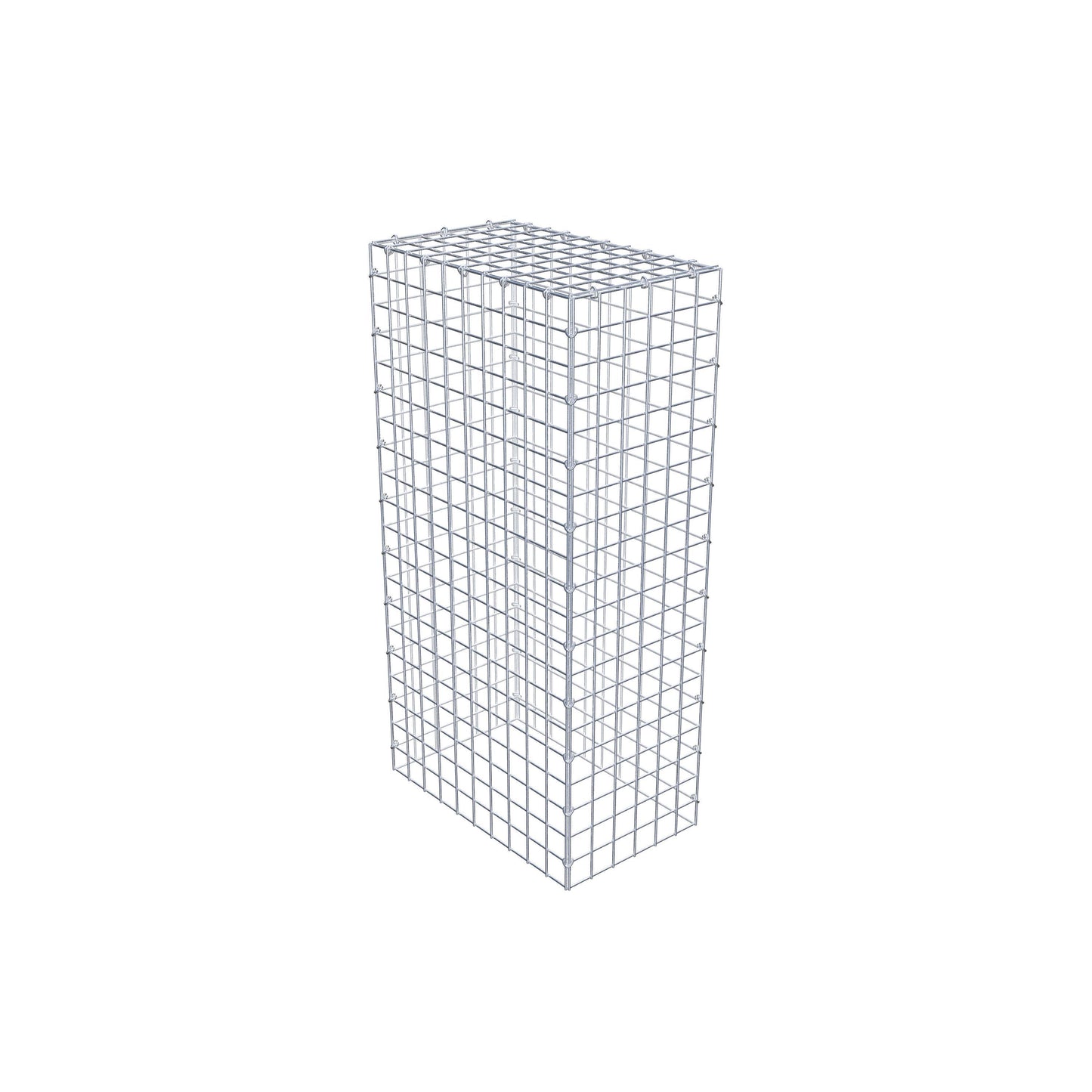 Fourche rapportée type 3 100 cm x 50 cm x 30 cm (L x H x P), mailles 5 cm x 5 cm, anneau en C