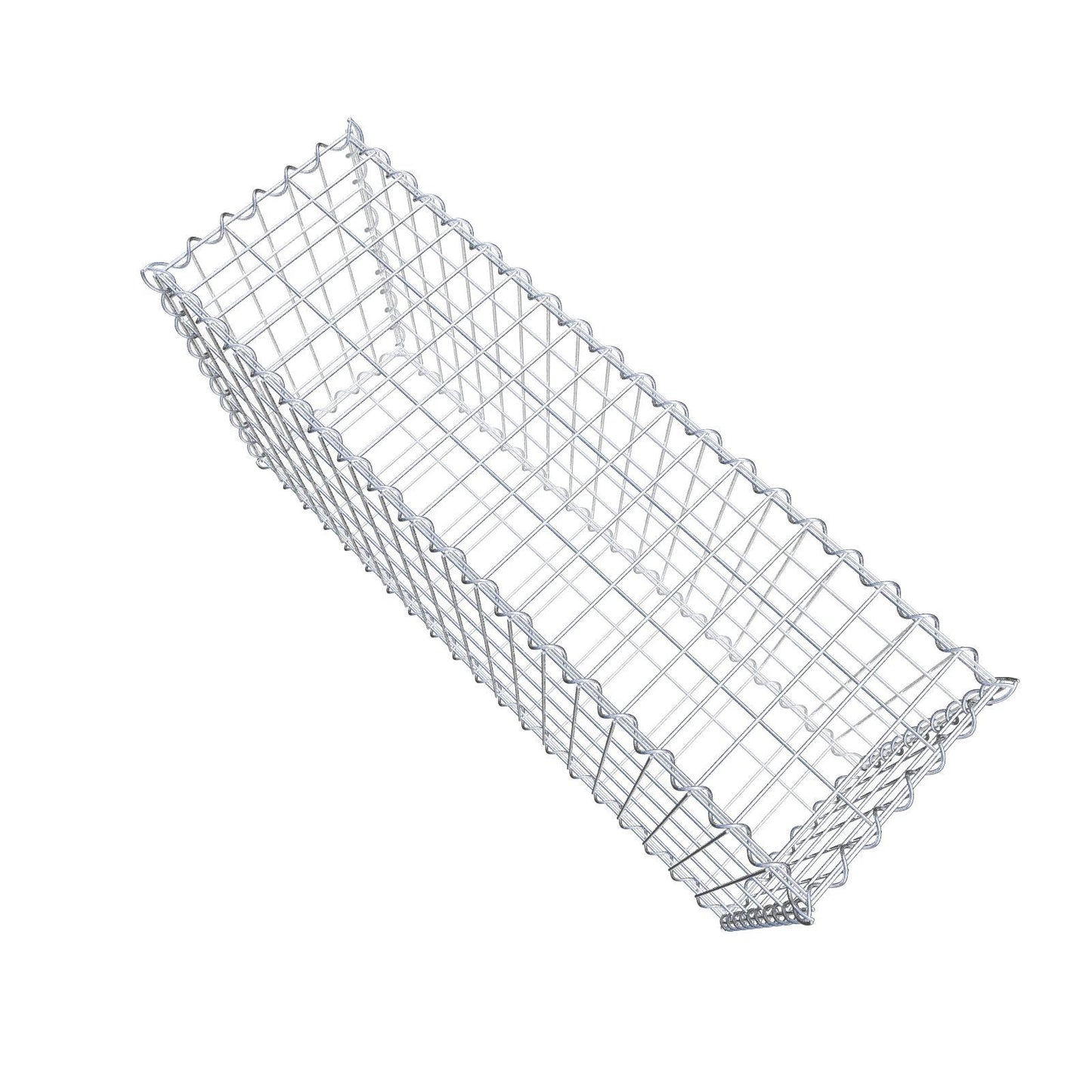 Economy set 3x schanskorf 100 cm x 50 cm x 30 cm (L x H x D), maaswijdte 5 cm x 10 cm, spiraal