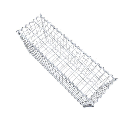 Economy set 3x schanskorf 100 cm x 50 cm x 30 cm (L x H x D), maaswijdte 5 cm x 10 cm, spiraal