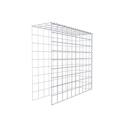 Gabião tipo 4 100 cm x 90 cm x 30 cm (C x A x P), malhagem 10 cm x 10 cm, espiral