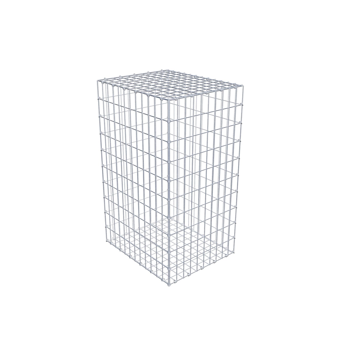 Schanskorf 100 cm x 60 cm x 50 cm (L x H x D), maaswijdte 5 cm x 10 cm, C-ring