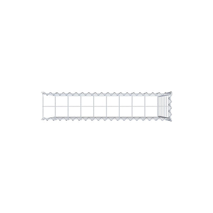Gabião Tipo 4 100 cm x 70 cm x 20 cm (C x A x P), malhagem 10 cm x 10 cm, espiral
