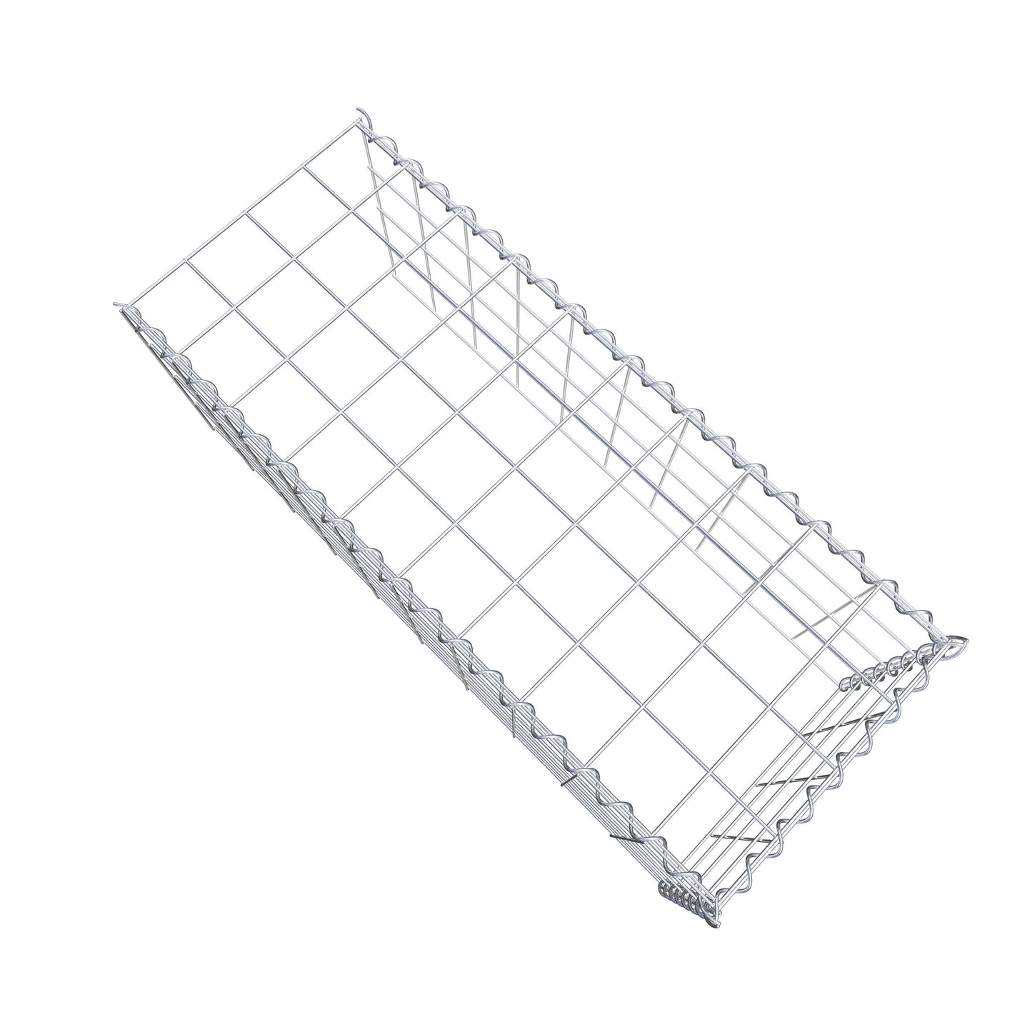 Add-on schanskorf type 4 100 cm x 40 cm x 40 cm (L x H x D), maaswijdte 10 cm x 10 cm, spiraal