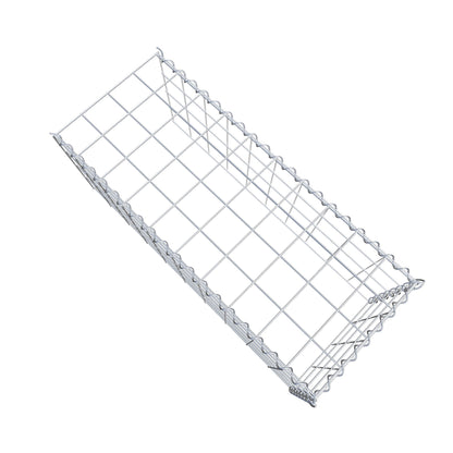 Add-on schanskorf type 4 100 cm x 40 cm x 40 cm (L x H x D), maaswijdte 10 cm x 10 cm, spiraal