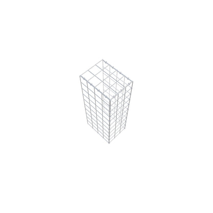 Gabião Tipo 4 100 cm x 40 cm x 30 cm (C x A x P), malhagem 10 cm x 10 cm, anel C