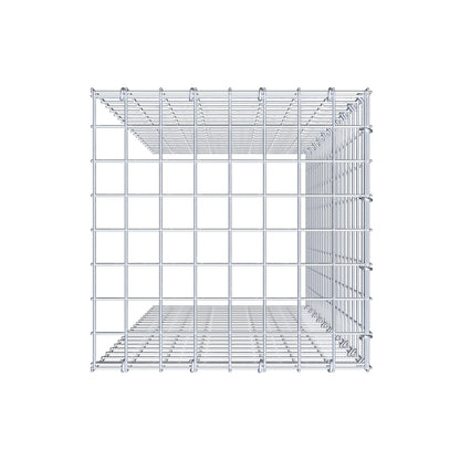 Gabião Tipo 4 100 cm x 40 cm x 40 cm (C x A x P), malhagem 5 cm x 5 cm, anel C