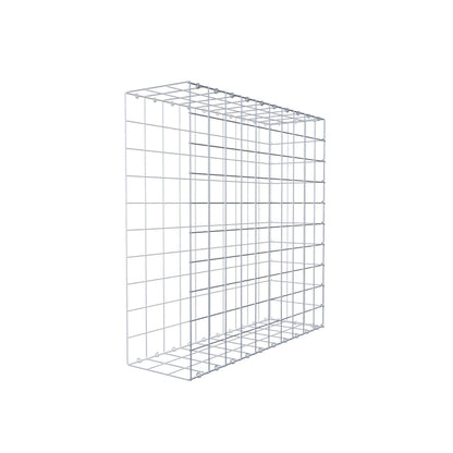 Extra gabion typ 2 100 cm x 100 cm x 30 cm (L x H x D), maskstorlek 10 cm x 10 cm, C-ring