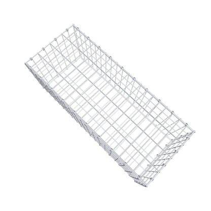 Gabião 100 cm x 40 cm x 40 cm (C x A x P), malhagem 5 x 10 cm, anel espiral