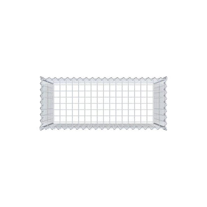 Grown-on gabion type 3 100 cm x 70 cm x 40 cm (L x H x D), mesh size 5 cm x 5 cm, spiral