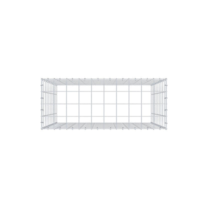 Anbaugabione Typ 3 100 cm x 100 cm x 40 cm (L x H x T), Maschenweite 10 cm x 10 cm, C-Ring