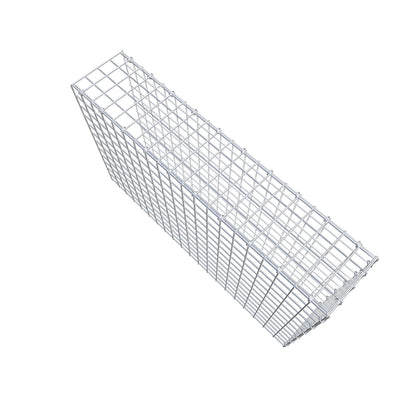 Gavión complementario de tipo 4 100 cm x 60 cm x 20 cm (L x A x P), malla 5 cm x 5 cm, anillo en C