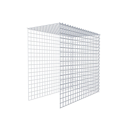 Gabião tipo 4 100 cm x 90 cm x 50 cm (C x A x P), malhagem 5 cm x 5 cm, espiral