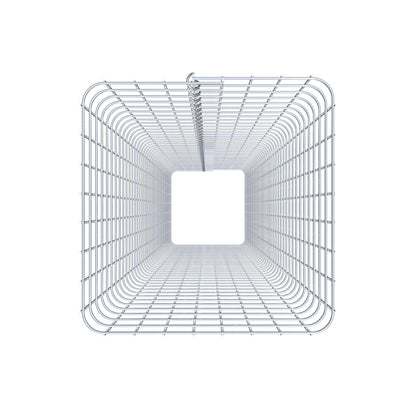 Colonne de gabion carrée 42 cm x 42 cm, hauteur 200 cm, MW 5 cm x 5 cm