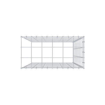 Gabião Tipo 4 100 cm x 60 cm x 30 cm (C x A x P), malhagem 10 cm x 10 cm, anel C