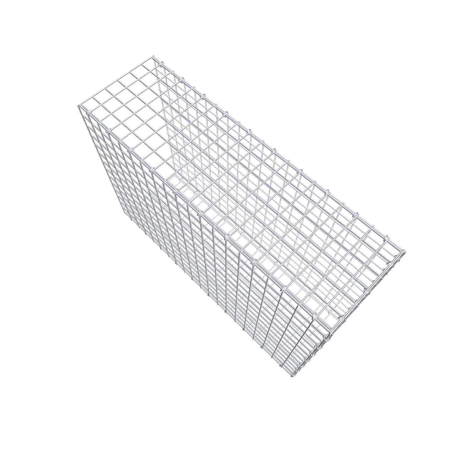 Anbaugabione Typ 2 100 cm x 70 cm x 30 cm (L x H x T), Maschenweite 5 cm x 5 cm, C-Ring