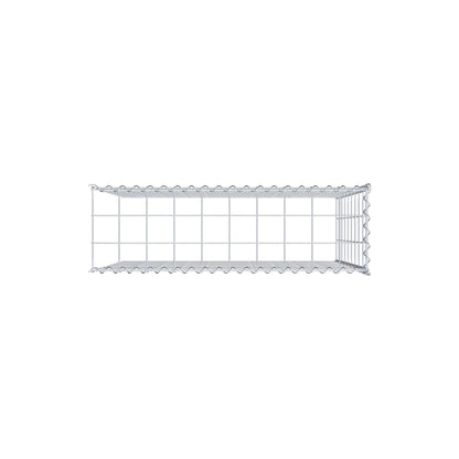 Gabião tipo 4 100 cm x 90 cm x 30 cm (C x A x P), malhagem 10 cm x 10 cm, espiral