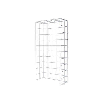 Gabião Tipo 4 100 cm x 20 cm x 50 cm (C x A x P), malhagem 10 cm x 10 cm, anel C