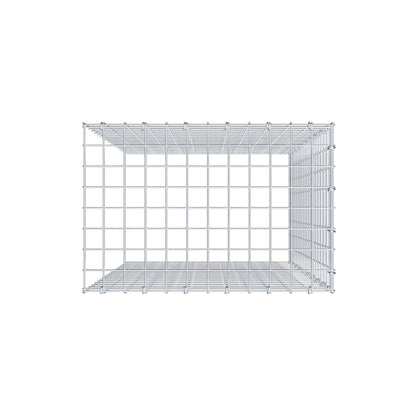 Gavión acoplable tipo 4 100 cm x 60 cm x 40 cm (L x A x P), malla 5 cm x 5 cm, anillo en C