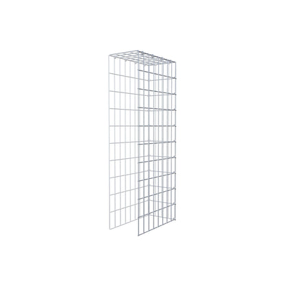 Gabião Tipo 4 100 cm x 40 cm x 20 cm (C x A x P), malhagem 5 cm x 10 cm, anel C