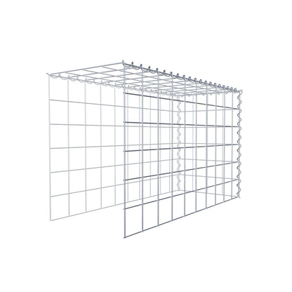 Gabião tipo 4 100 cm x 60 cm x 40 cm (C x A x P), malhagem 10 cm x 10 cm, espiral