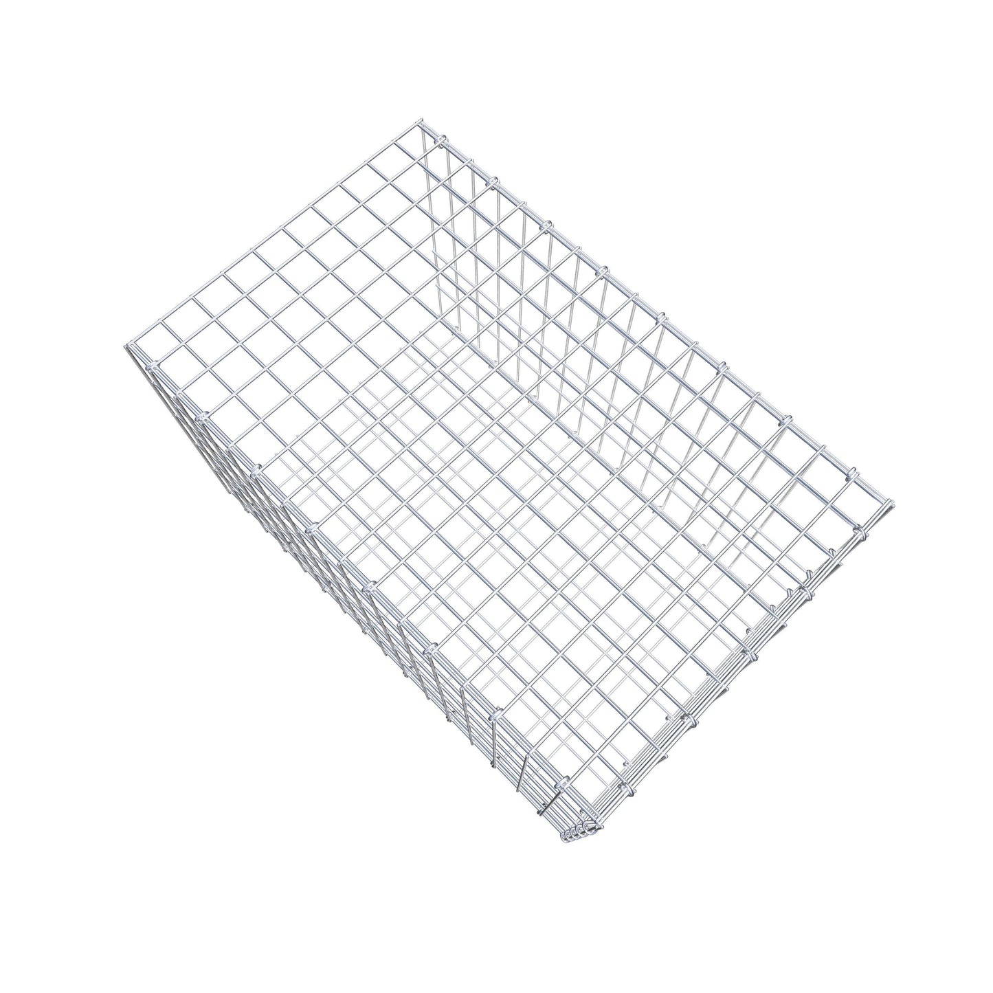 Gabião tipo 2 80 cm x 50 cm x 50 cm, malhagem 5 cm x 10 cm, anel C