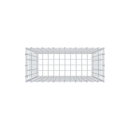 Type 3 oplegkorf 100 cm x 70 cm x 30 cm (L x H x D), maaswijdte 5 cm x 10 cm, C-ring