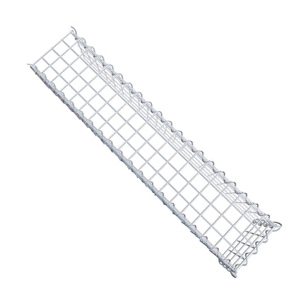 Gabião Tipo 4 100 cm x 20 cm x 20 cm (C x A x P), malhagem 5 cm x 5 cm, espiral