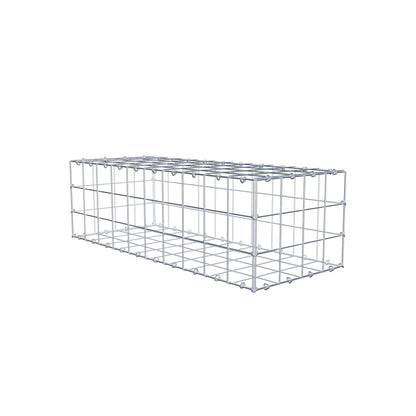 Gabion 100 cm x 30 cm x 40 cm (L x H x D), maskestørrelse 10 cm x 10 cm, C-ring