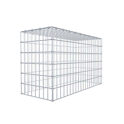 Gabião Tipo 3 100 cm x 60 cm x 40 cm (C x A x P), malhagem 5 cm x 10 cm, anel C