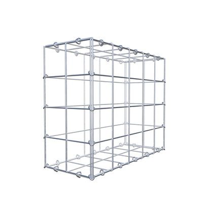 Gabione 50 cm x 40 cm x 20 cm (L x H x T), Maschenweite 10 cm x 10 cm, C-Ring