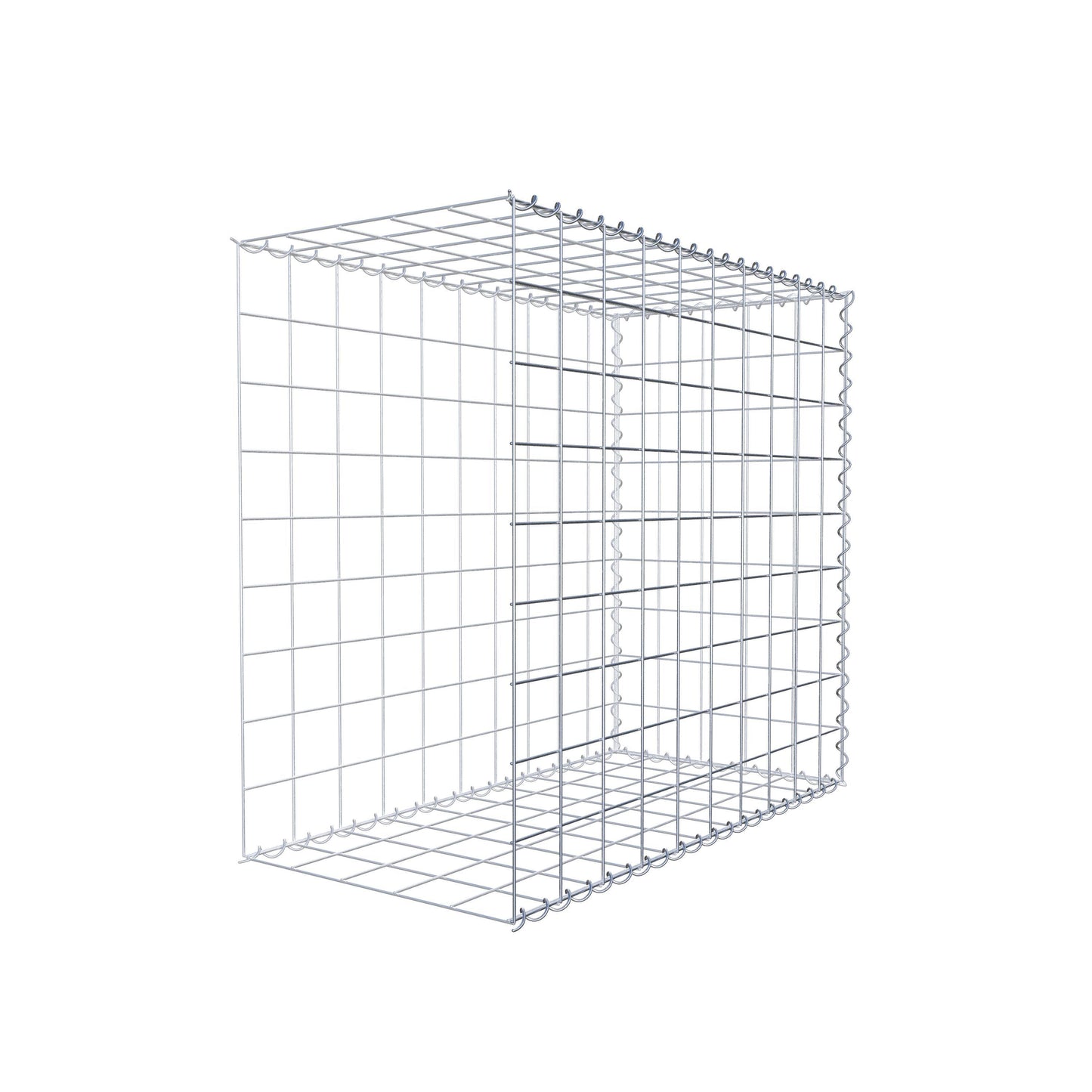 Extra gabion typ 2 100 cm x 90 cm x 50 cm (L x H x D), maskstorlek 10 cm x 10 cm, spiral