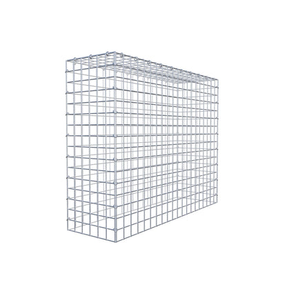 Monteret gabion type 3 100 cm x 80 cm x 30 cm (L x H x D), maskestørrelse 5 cm x 5 cm, C-ring