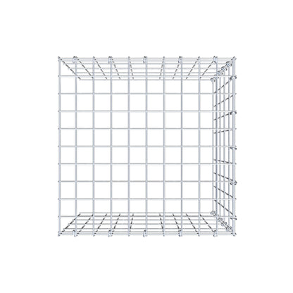 Gavión adicional tipo 4 50 cm x 50 cm x 50 cm (L x A x P), malla 5 cm x 10 cm, anillo en C
