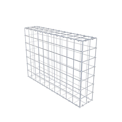 Gabion 100 cm x 70 cm x 20 cm (L x H x D), maskestørrelse 10 x 10 cm, spiralring