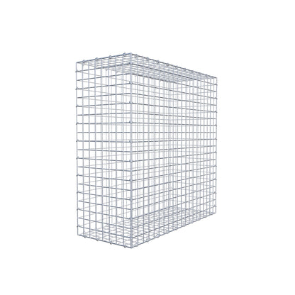 Gabião 100 cm x 100 cm x 40 cm (C x A x P), malhagem 5 cm x 5 cm, anel C