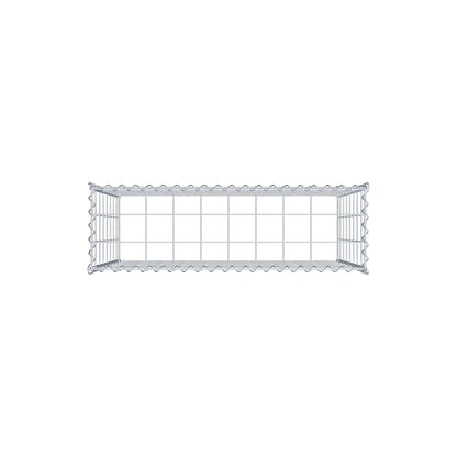 Gabião tipo 3 100 cm x 80 cm x 30 cm (C x A x P), malhagem 10 cm x 10 cm, espiral