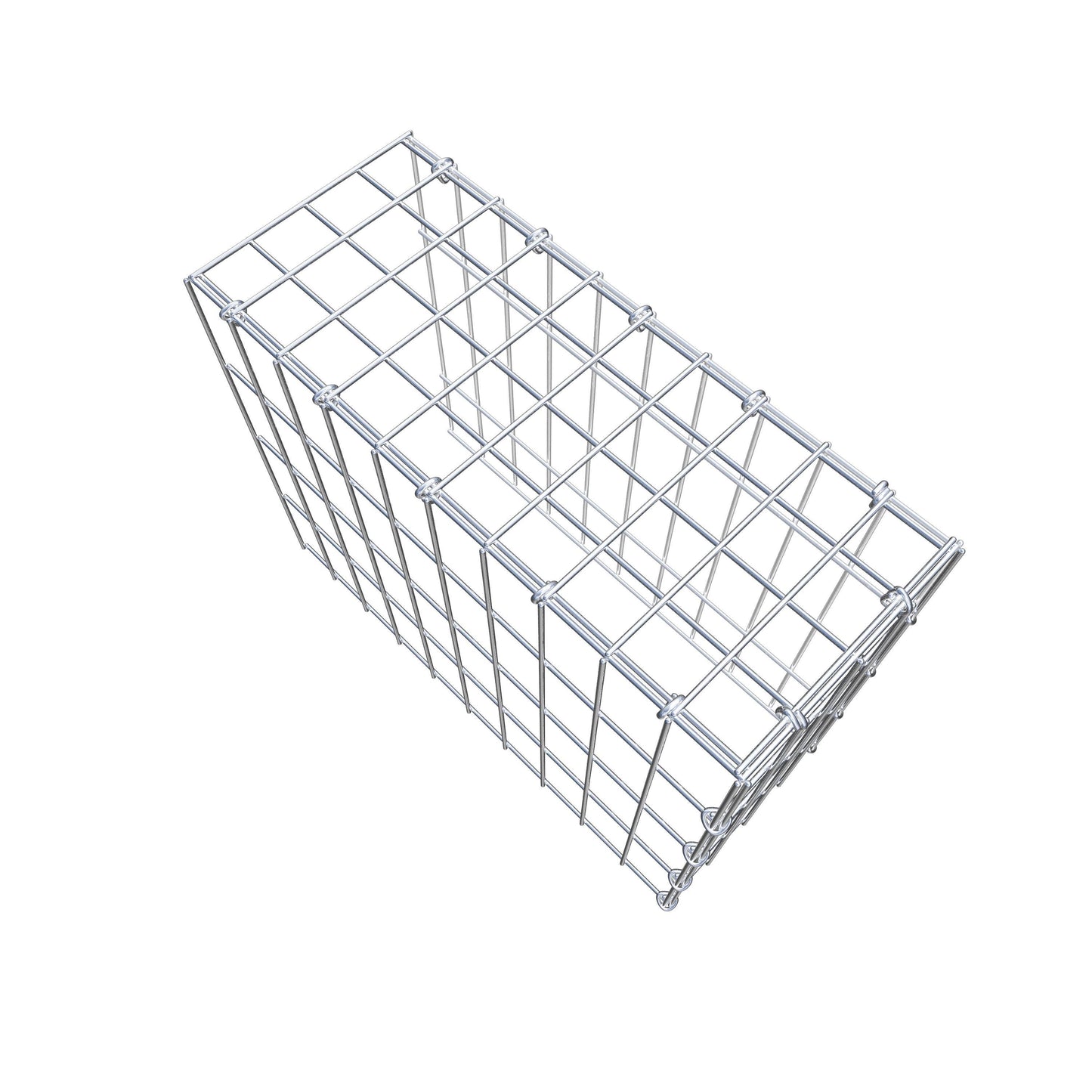 Gabião Tipo 4 50 cm x 40 cm x 20 cm (C x A x P), malhagem 5 cm x 10 cm, anel C