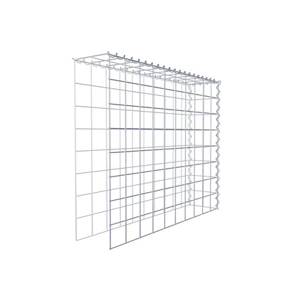 Gabião tipo 4 100 cm x 80 cm x 20 cm (C x A x P), malhagem 10 cm x 10 cm, espiral
