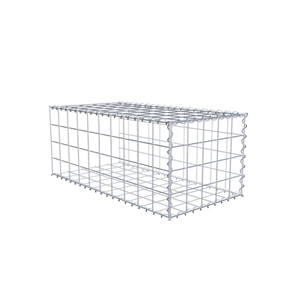 Gavión adicional tipo 2 100 cm x 40 cm x 50 cm (L x A x P), malla 10 cm x 10 cm, en espiral